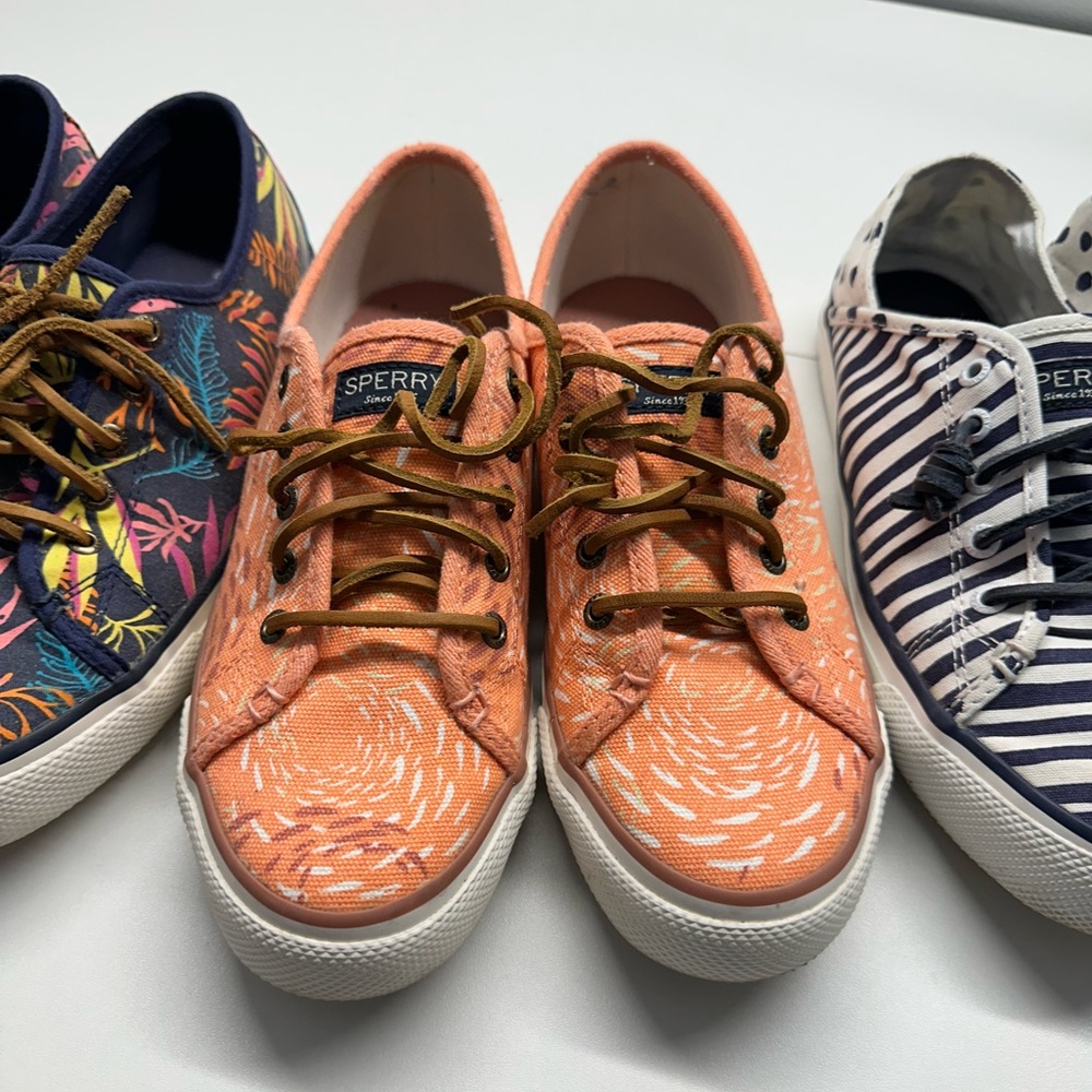 Lot of 3 Sperry sneakers